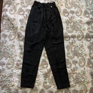 Marnie West 80s vintage goth pleated trousers